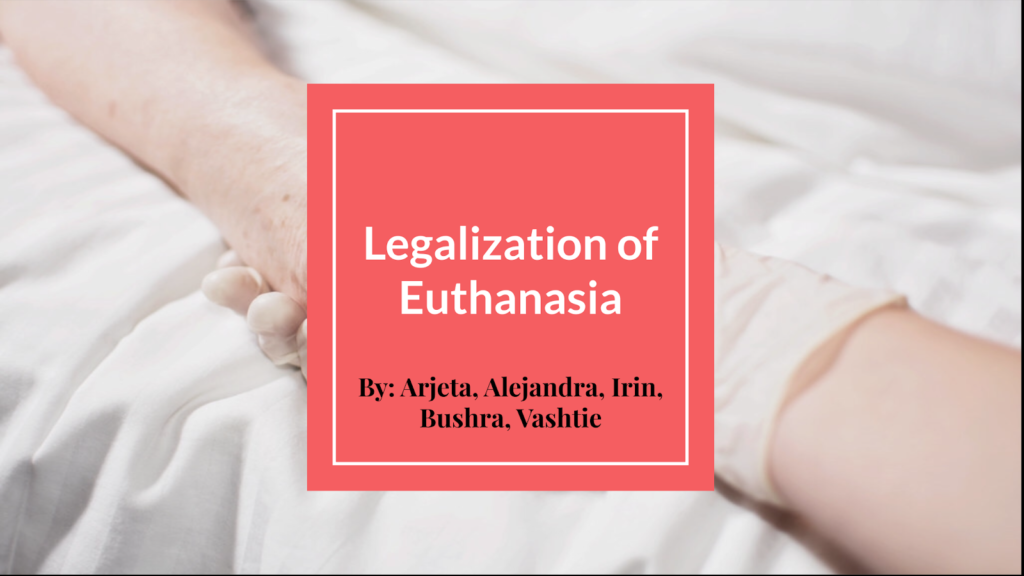 Legalize Euthanasia